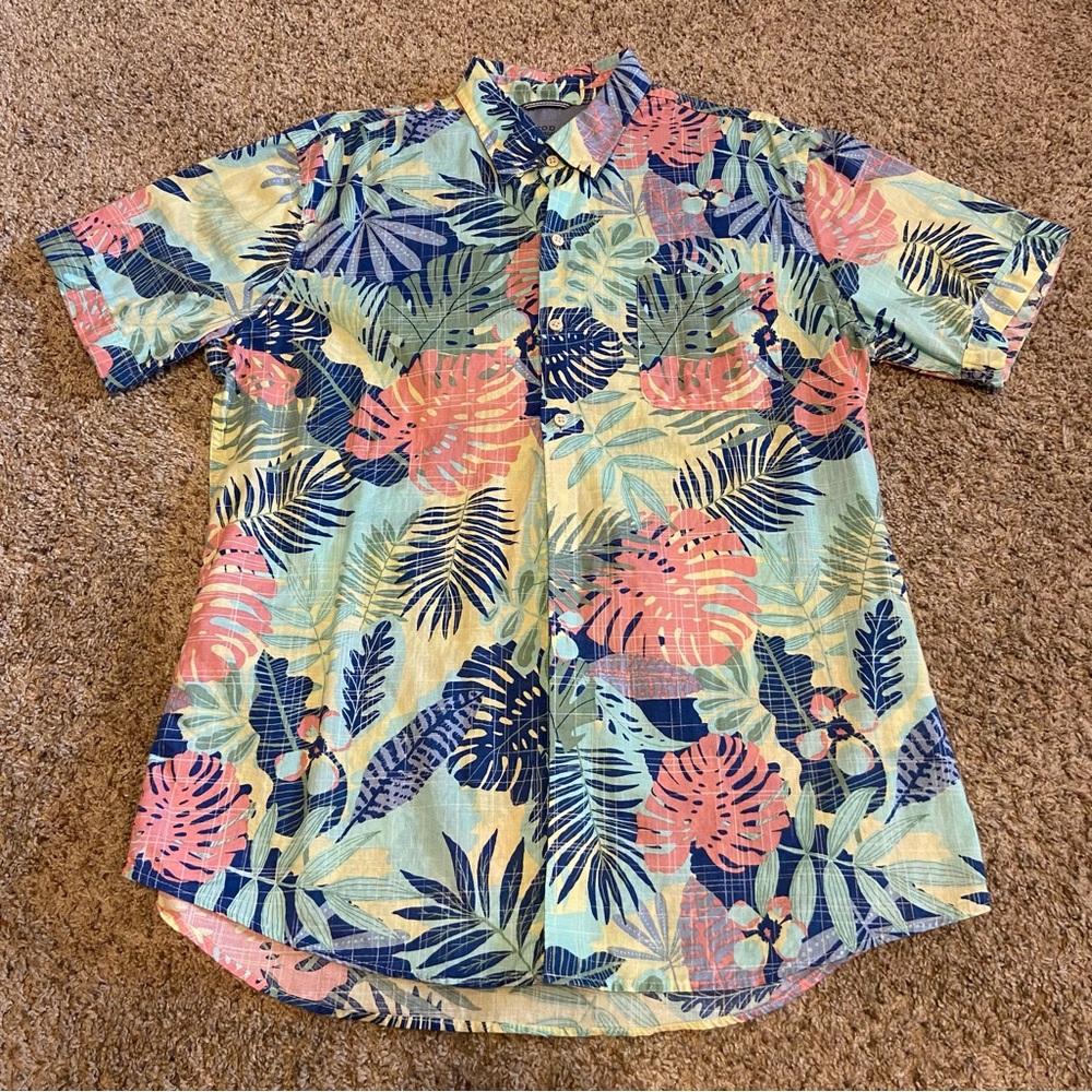 IZOD Saltwater Tropical Print Men's Shirt